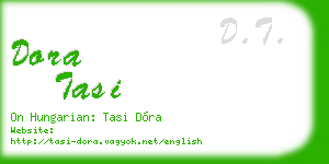 dora tasi business card